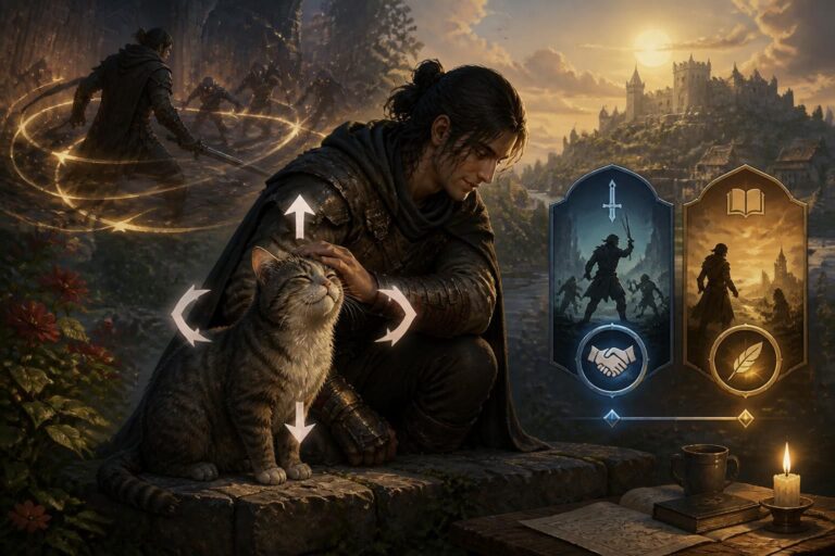 The Blood of Dawnwalker 1.1 업데이트, 방향성 있는 동물 쓰다듬기와 쉬운 스토리 모드 추가
