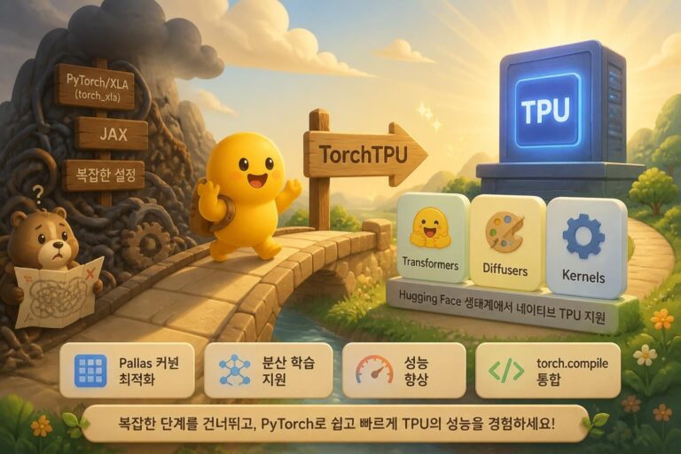Hugging Face, 네이티브 PyTorch TPU 백엔드 TorchTPU로 TPU 활용 간소화 및 성능 향상